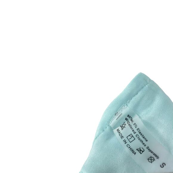 Aqua Sequin Bikini Top - Picture 7 of 7